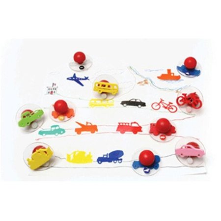 PAPERPERFECT Ready2Learn Giant Transportation 1- Stamp Set PA65167